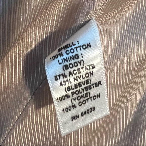 Banana Republic Trench Coat mid-length Classic Camel Tan Medium - Picture 4 of 5